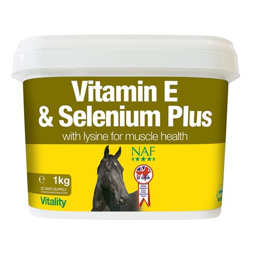 NAF Vitamin E Selen og Lysin 1 kg